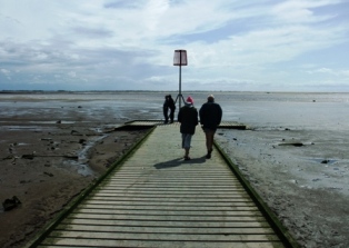 On the jetty, Lytham.