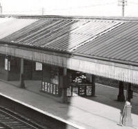 The bookstall, Ansdell & Fairhaven Station, in the 1950s