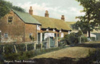 Old cottages,Regent Avenue, (near the present Crematorium) Heyhouses c1904