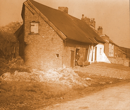 Old cottages at Newton with Scales, 1945