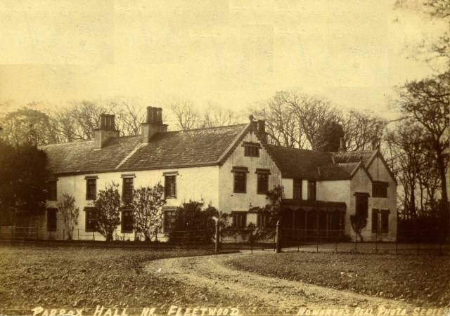 Parrox Hall, Preesall, Over Wyre, Lancashire circa 1904.