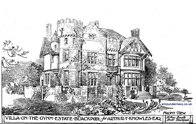 The Castle, built for Arthur T Knowles, Blackpool, 1906.