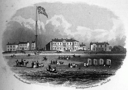 Clifton Arms Hotel, Lytham, in the 1850s