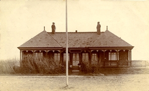 The Clubhouse, Fairhaven Golf Club, when the links were alongside Fairhaven Lake.