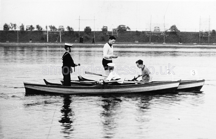 Egg and Spoon Race at Fairhaven Lake Regatta in 1953