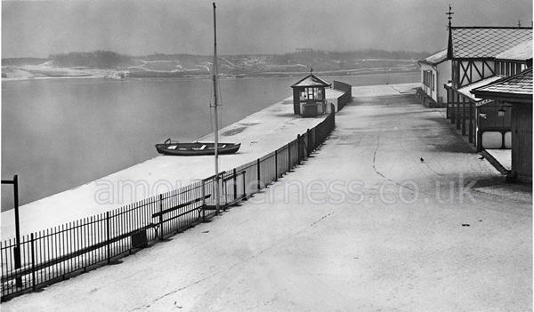 Winter at Fairhaven Lake,January, 1955.