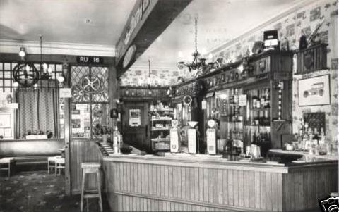 Photo of the bar, the Derby Arms, Inskip c1965.