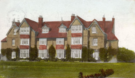Pembroke House School, Clifton Drive, Ansdell, a Voluntary Aid Detachment Hospital during the 1914-18 War.