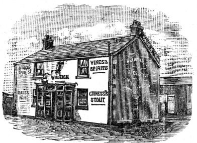 The Saddle Inn, Great Marton, Blackpool, when William and Elizabeth Leigh were landlords.