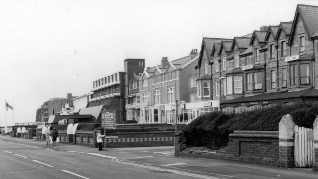 A 1970s postcard of the Grove Hotel, South Promenade, St.Annes-on-the-Sea.
