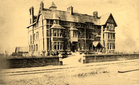 The St.Annes Hotel, St.Annes-on-the-Sea, pictured c1880.