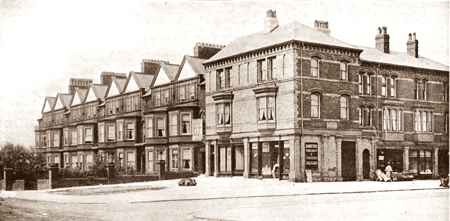 St.Annes Road West (The Square) and the corner of Garden Street c1890.