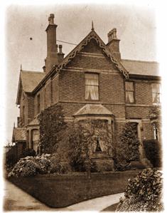 The Willows, Headroomgate Road, the house of the Headmaster, George Sanderson c1903