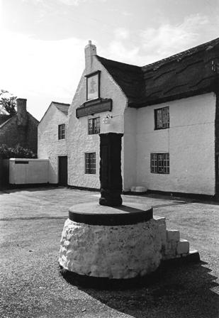 Photo of the Eagle and Child, Weeton, and the interior of a smithy, possibly at Weeton. The photos date from the 1940s or 1950s.