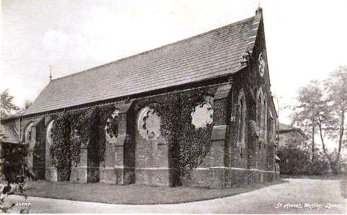 Photograph of Westby Church near Lytham.