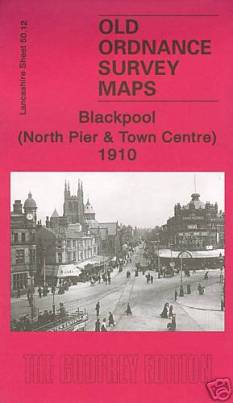 2006 Blackpool (North Pier & Town Centre) Old Ordnance Survey Map 1910