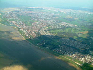 Aerial view of Lytham