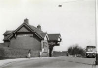 The entrance to Ansdell & Fairhaven Station on Woodlands Road c1971