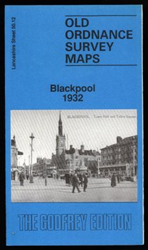 Blackpool North Pier and Town Centre Old Ordnance Survey Map 1932 - OUT OF PRINT