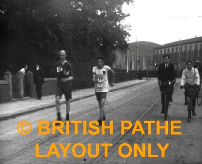 Manchester to Blackpool Walking Race 1922 Pathe News