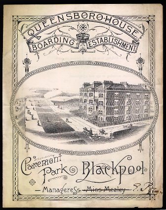 Queensborough House Boarding Establishment, Claremont Park, Blackpool