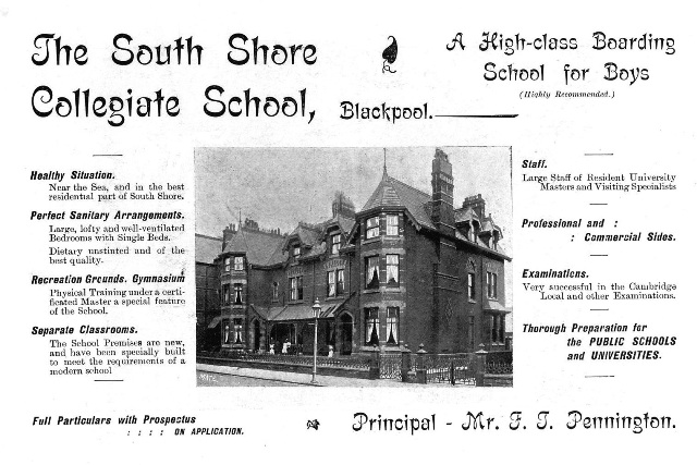 Arnold School Advert 1899