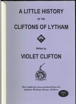 A Little History of the Cliftons of Lytham
