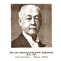 Edward R. Lightwood, Mayor of Lytham St.Annes 1925-1926.