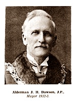 J. H. Dawson, Mayor of Lytham St.Annes 1932-1933.