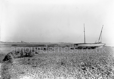 The Double Stanner in 1892, looking towards Lytham with with the sea to the right and what is now Fairhaven Lake to the left.