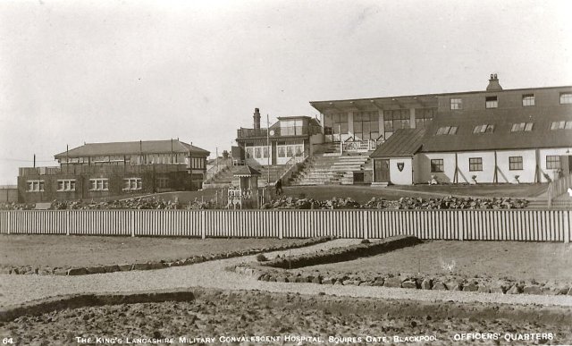 King's Lancashire Military Convalescent Hospital after the grandstand was converted into the main hospital building.