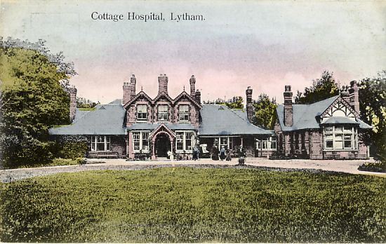 Postcard view of Lytham Hospital, 1904.
