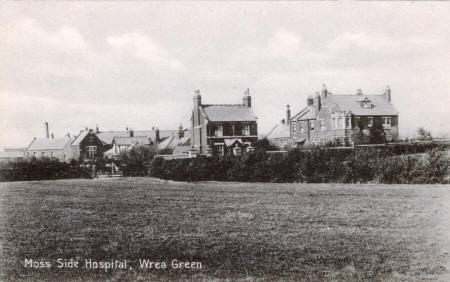 Photo of Moss Side Hospital near Wrea Green c1910.