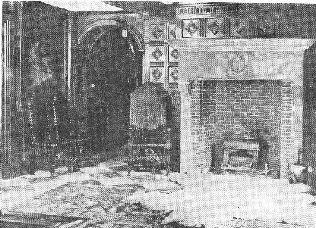 The Main Hall, Parrox Hall c1928.