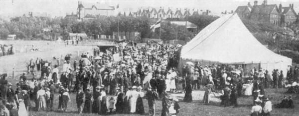 Celebrating Queen Victoria's Diamond Jubilee at St.Annes-on-Sea, 1897.