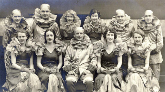 In the Moorish Pavilion Theatre, Frank Monkton's Carnival Follies, 1933
