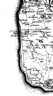 William Yates. Map of Lancashire