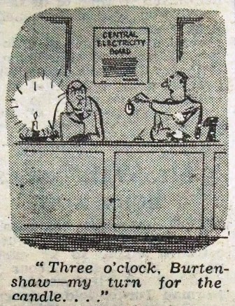 Cartoon from February 1947.